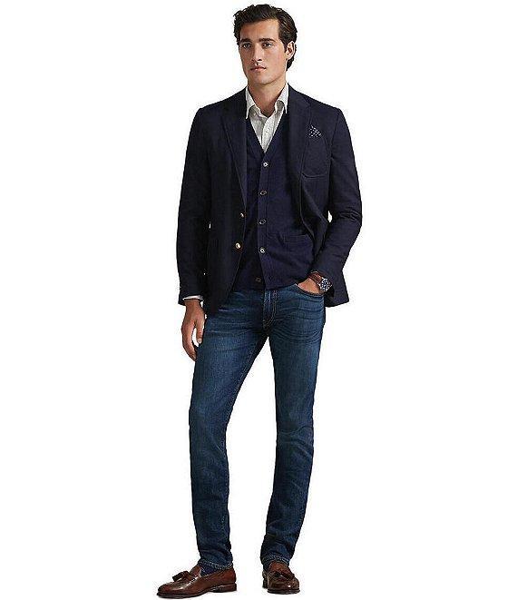 Polo Ralph Lauren Embroidered Wool V-Neck Cardigan Product Image