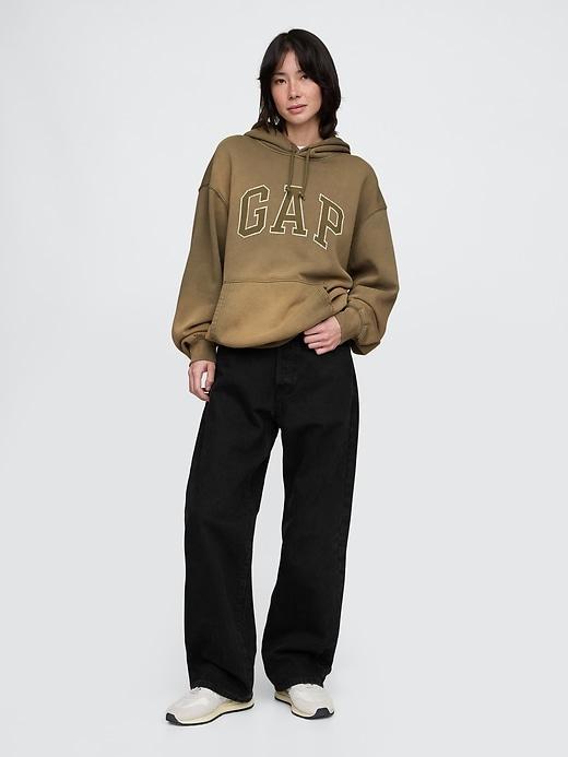 VintageSoft Oversized Logo Hoodie Product Image