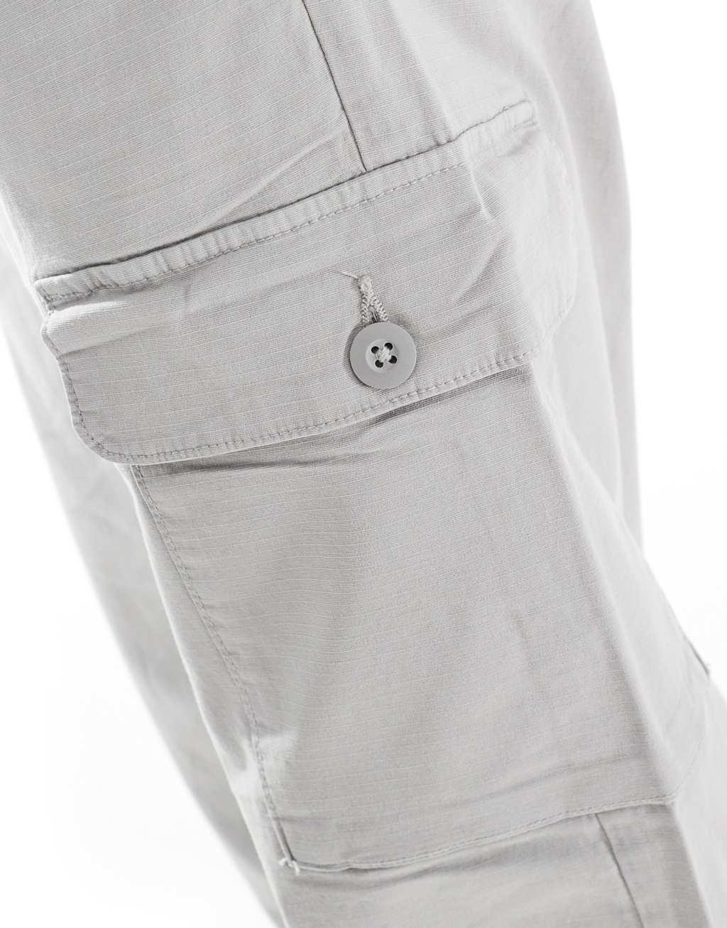 Bershka ripstop wide leg cargo pants Product Image