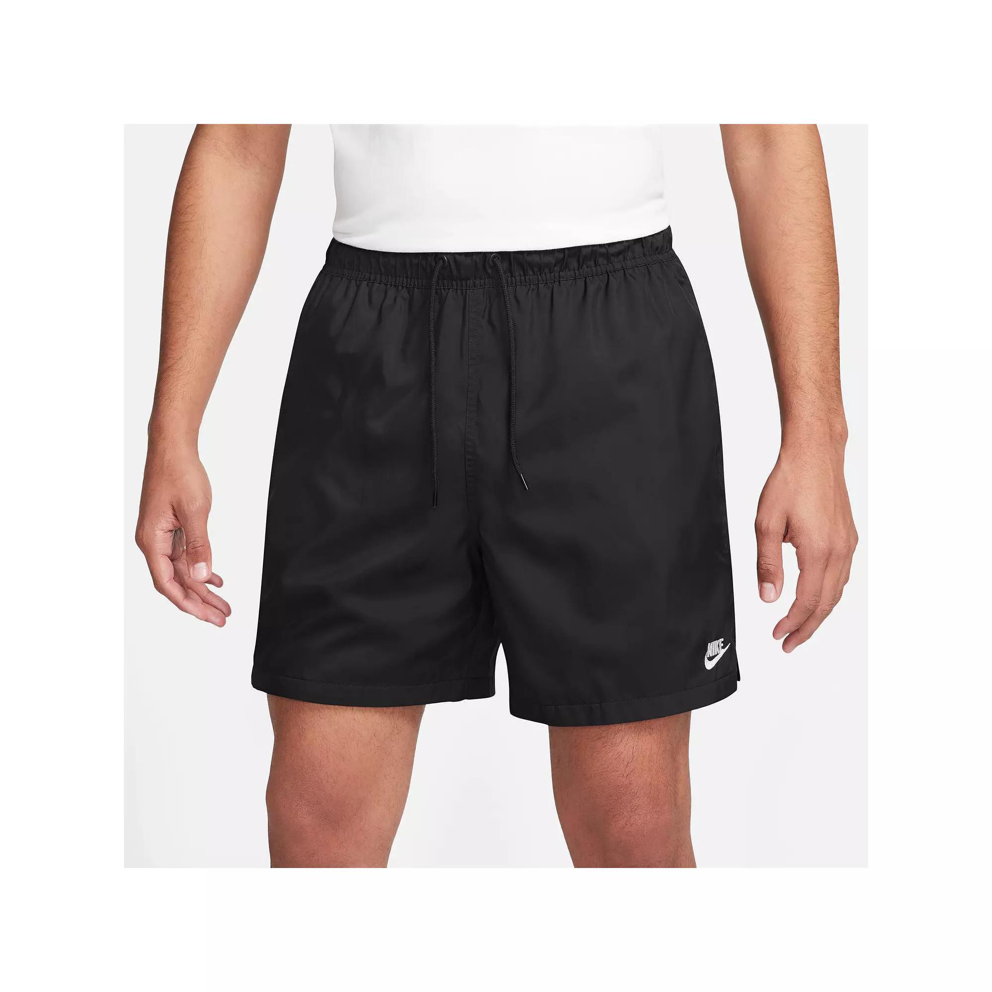 Big & Tall Nike Club Woven Flow Shorts, Men's, Size: Large Tall, Black Product Image