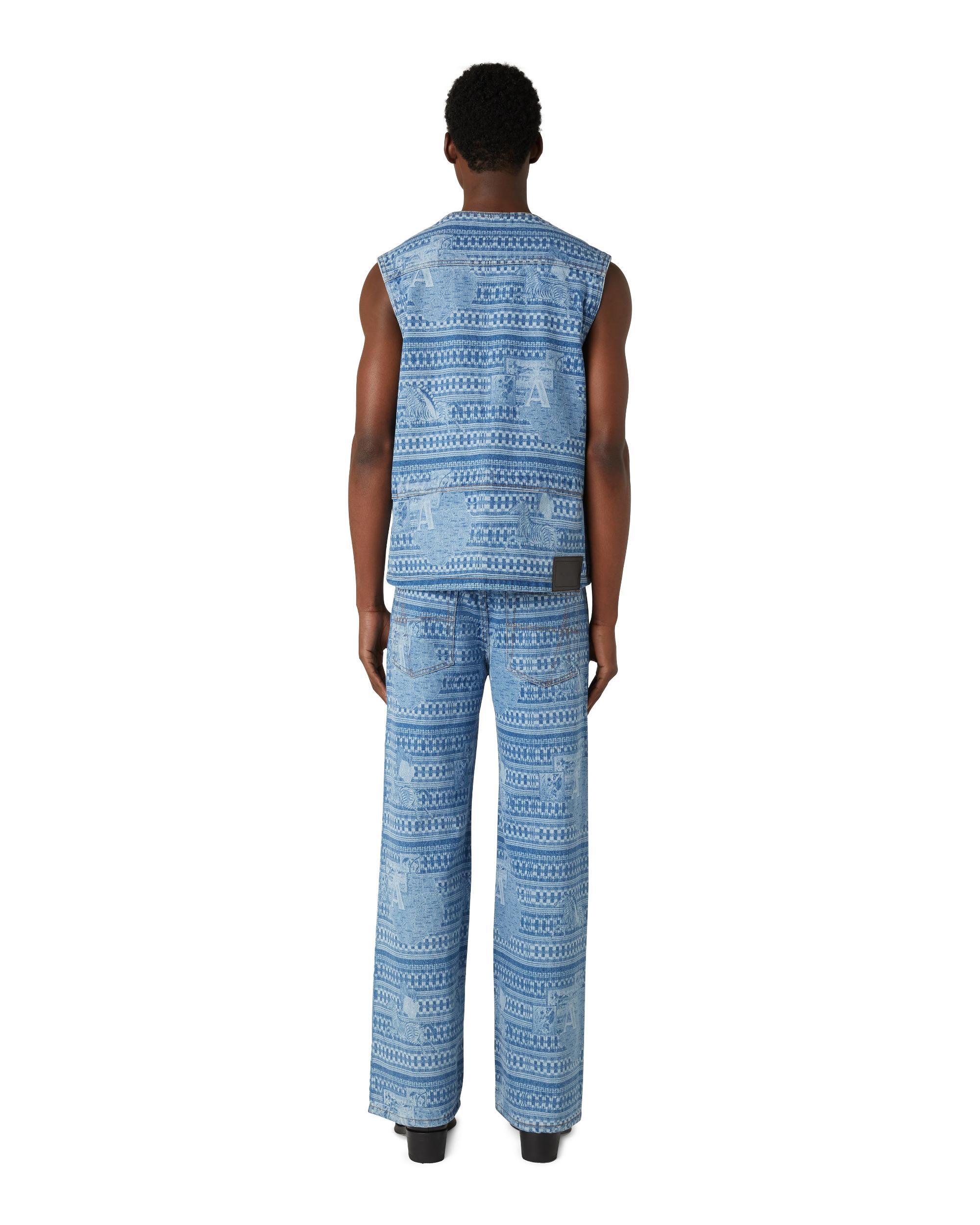 Kampala Denim Vest Male Product Image