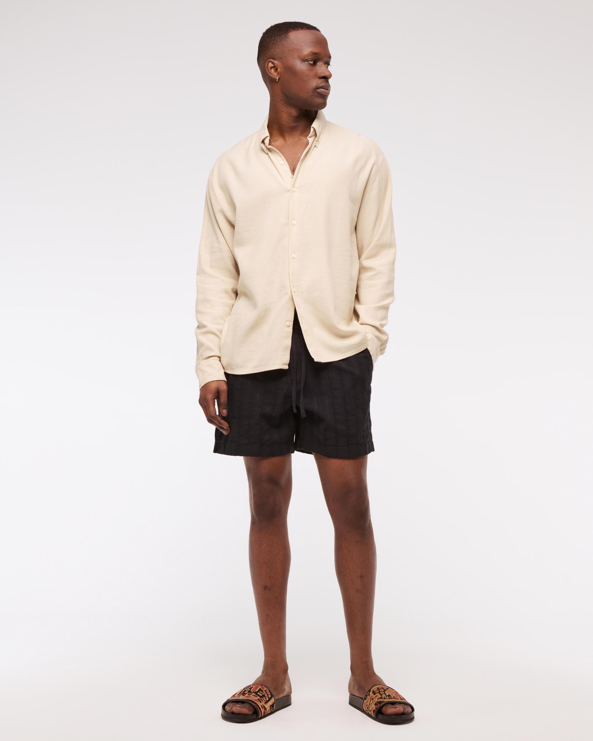 Textured Pull-On Short Product Image