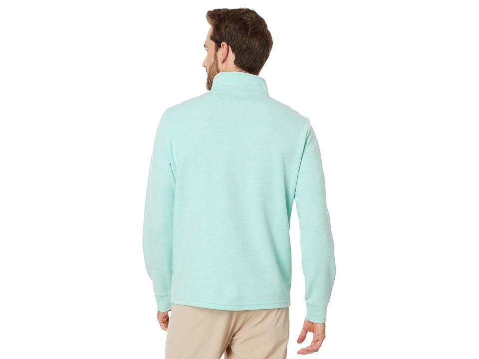 Vineyard Vines Saltwater Quarter Zip (Aqua Haze) Men's Sweatshirt Product Image