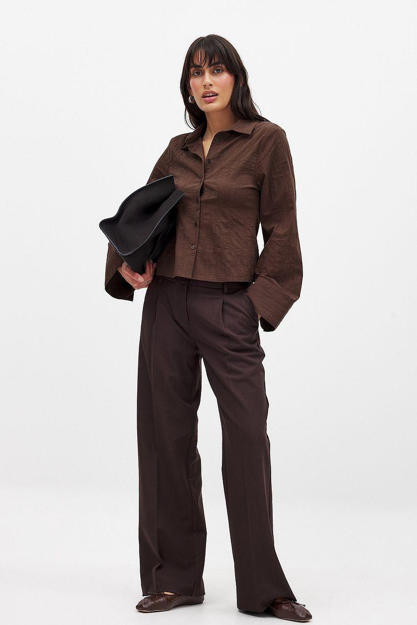 Fitted Wide Cuff Shirt Product Image