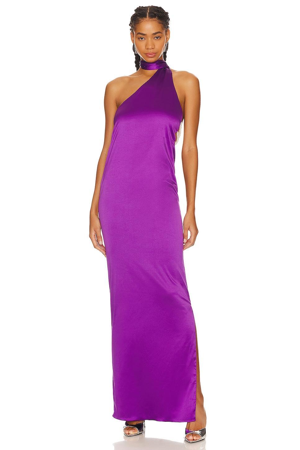 Kara Pearl Trim Maxi Dress Khanums Product Image