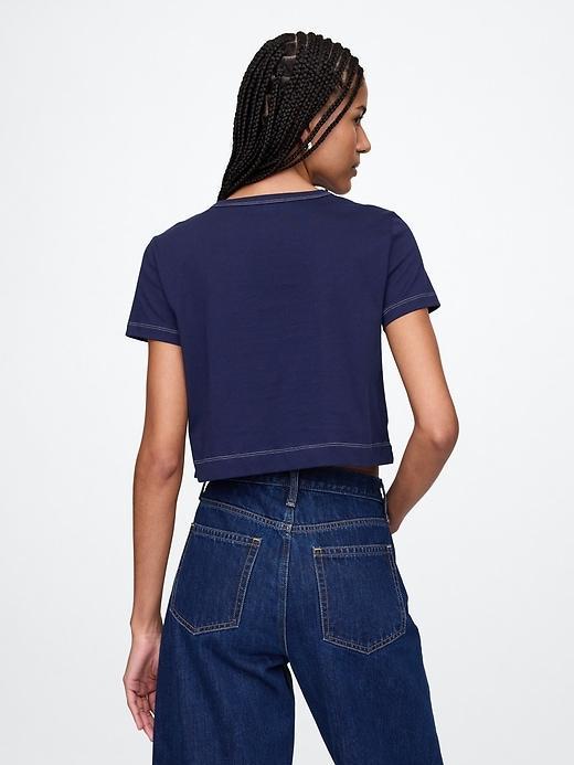 Organic Cotton VintageSoft Cropped T-Shirt Product Image