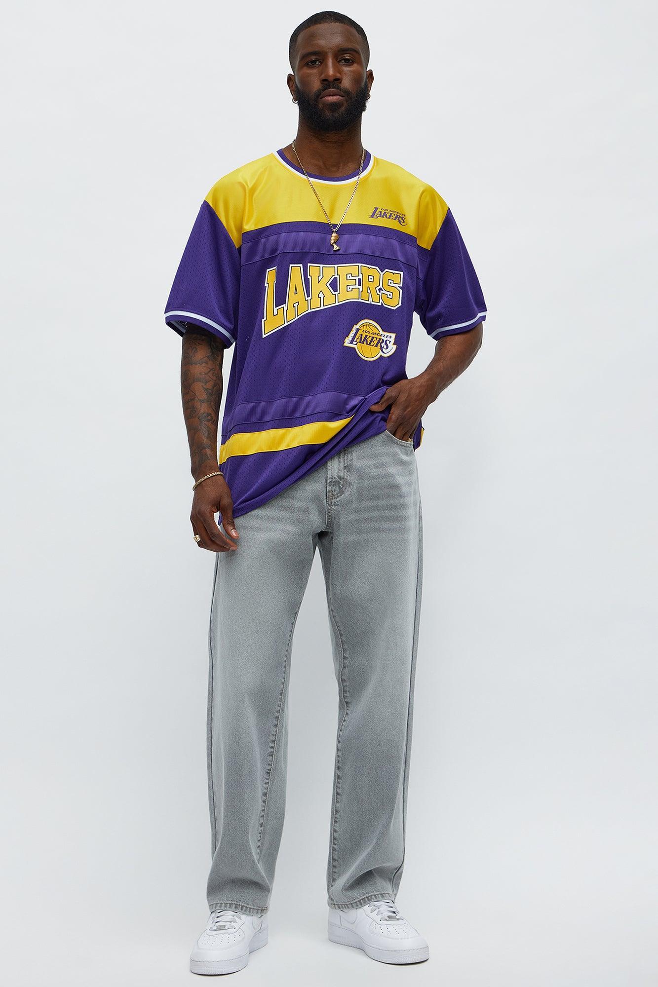 Lakers Regular Fit Basketball Tee - Purple Product Image