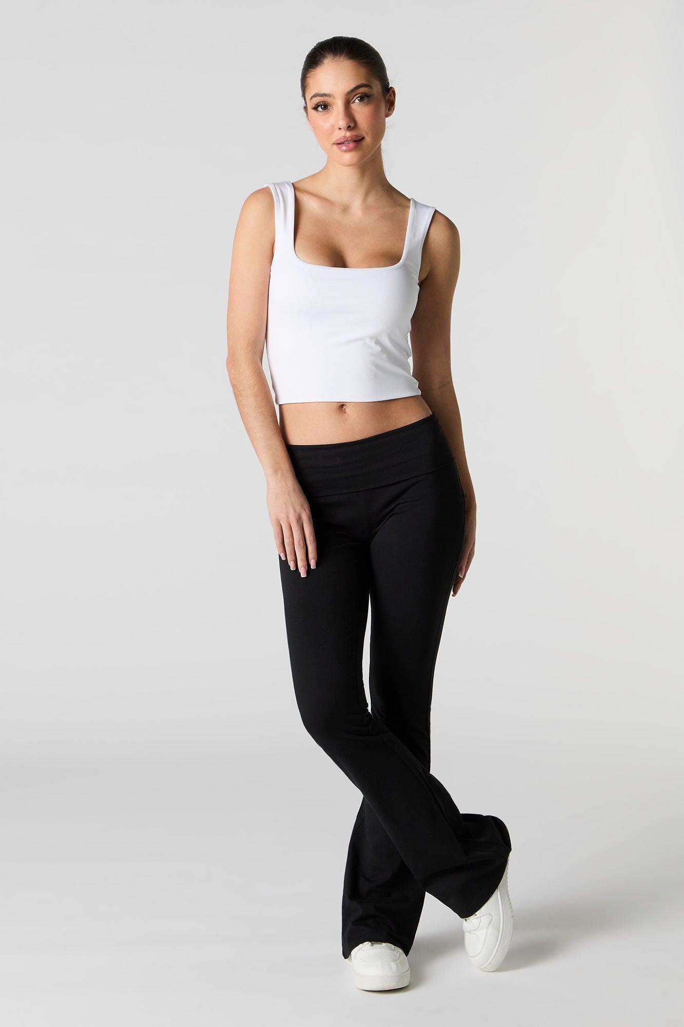 Contour Square Neck Tank with Built-In Cups Female Product Image