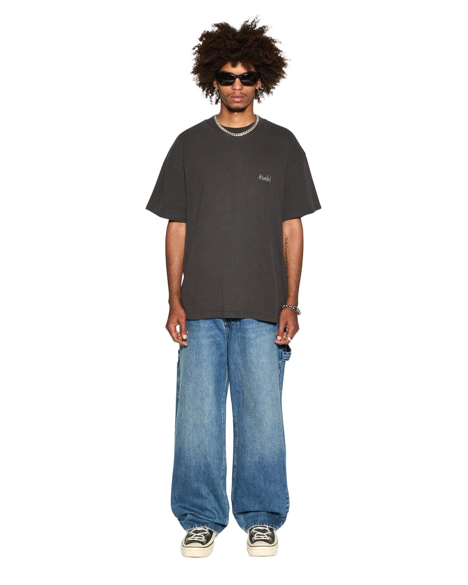 HIT LIST EKCESS SS TEE FADED BLACK Male Product Image