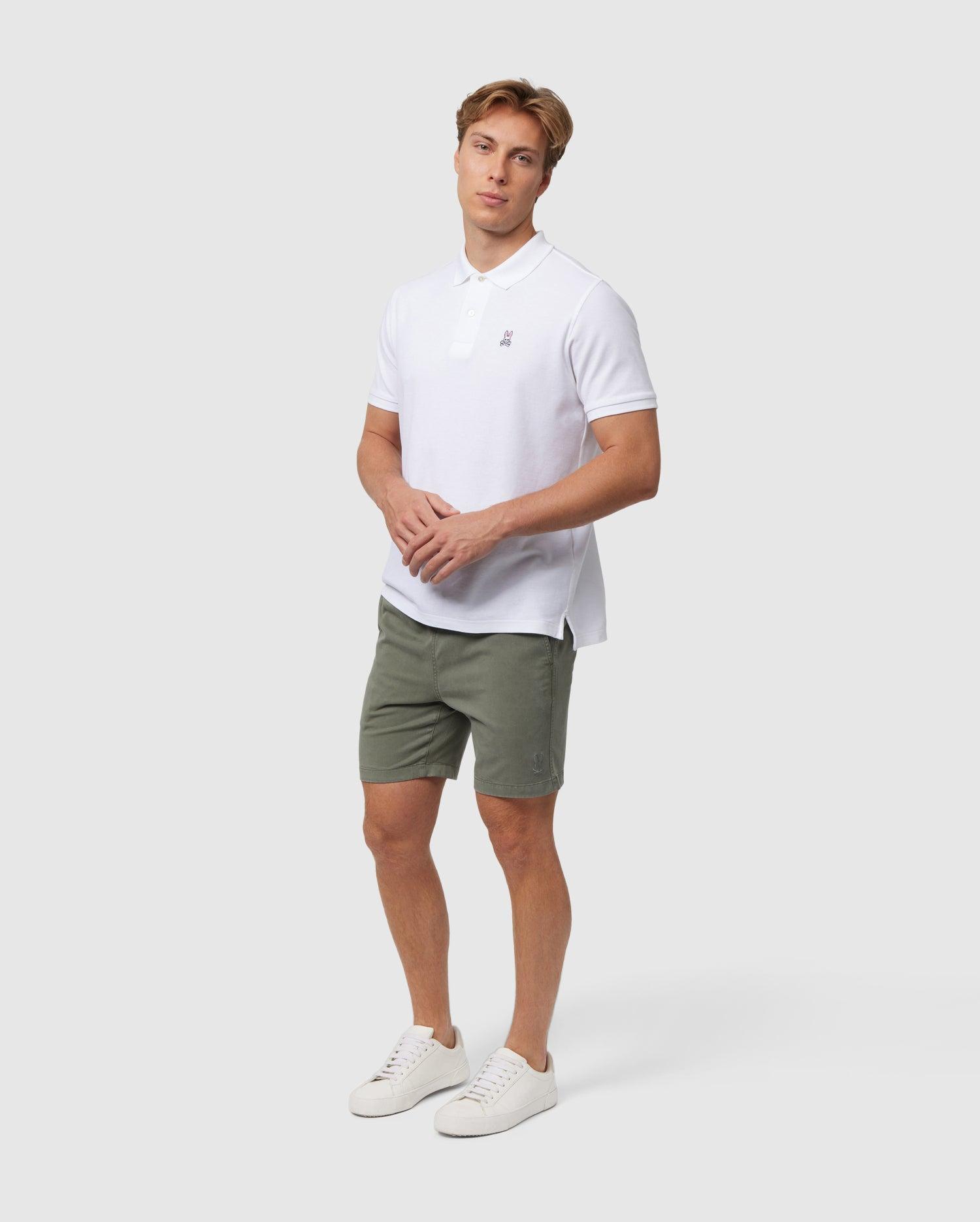 MENS WILLIS STRETCH TENCEL SHORT - B6R239Y1WB Male Product Image