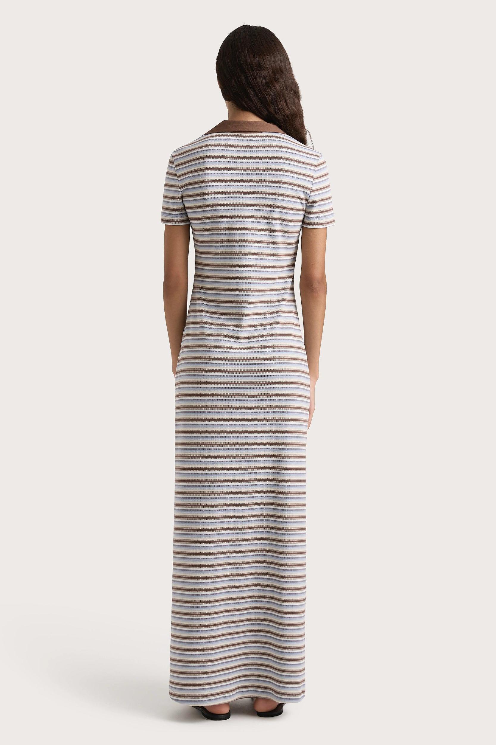 Tiesse Maxi Dress Blue Stripe Product Image