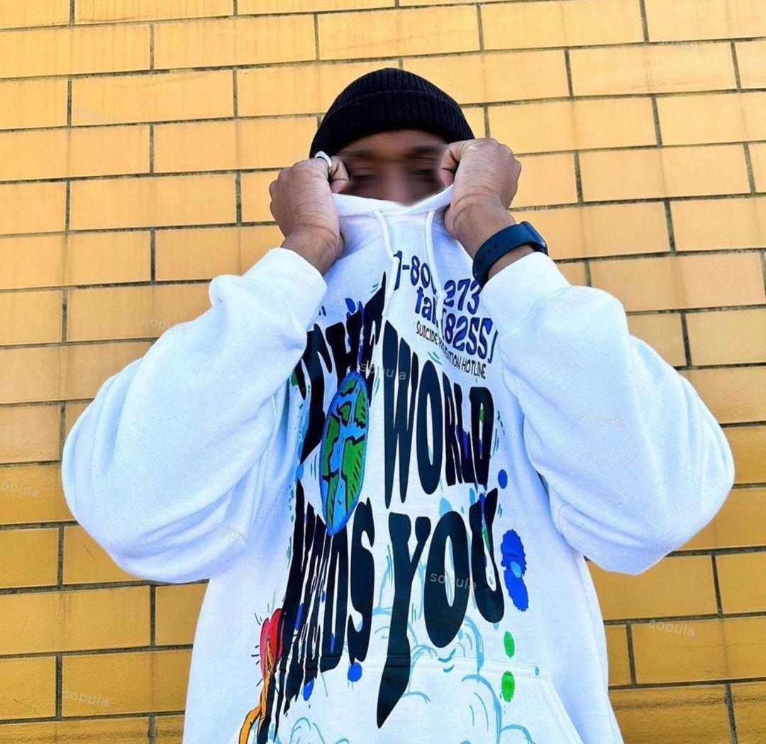 Sopula Mental Health The World Need You Graphic Hoodie Product Image