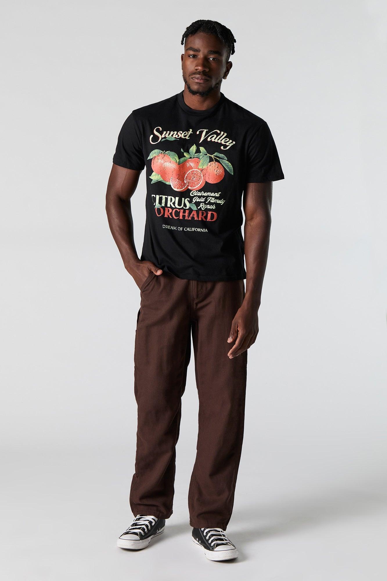 Sunset Valley Graphic T-Shirt Male Product Image