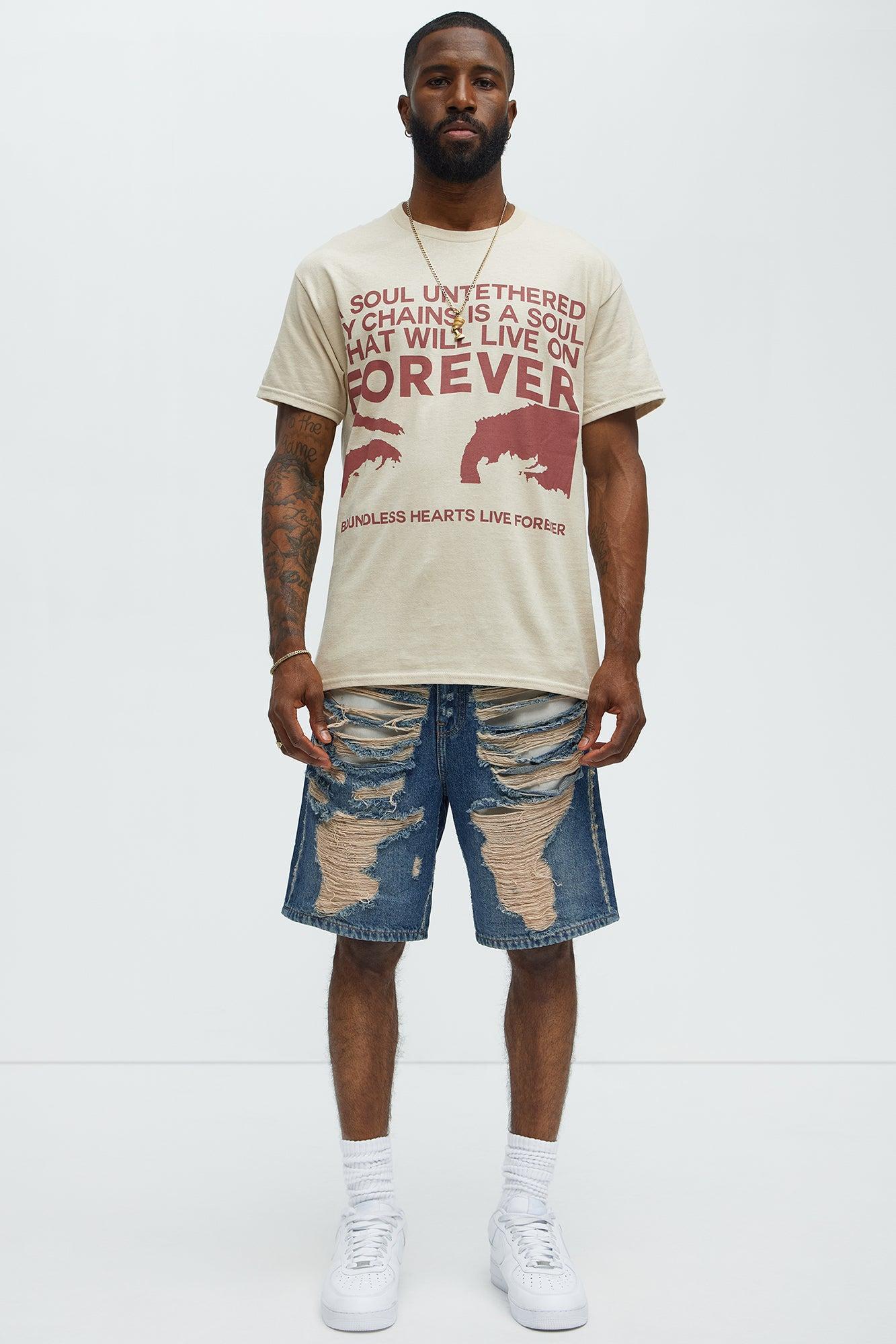 A Soul Untethered Short Sleeve Tee - Taupe Product Image