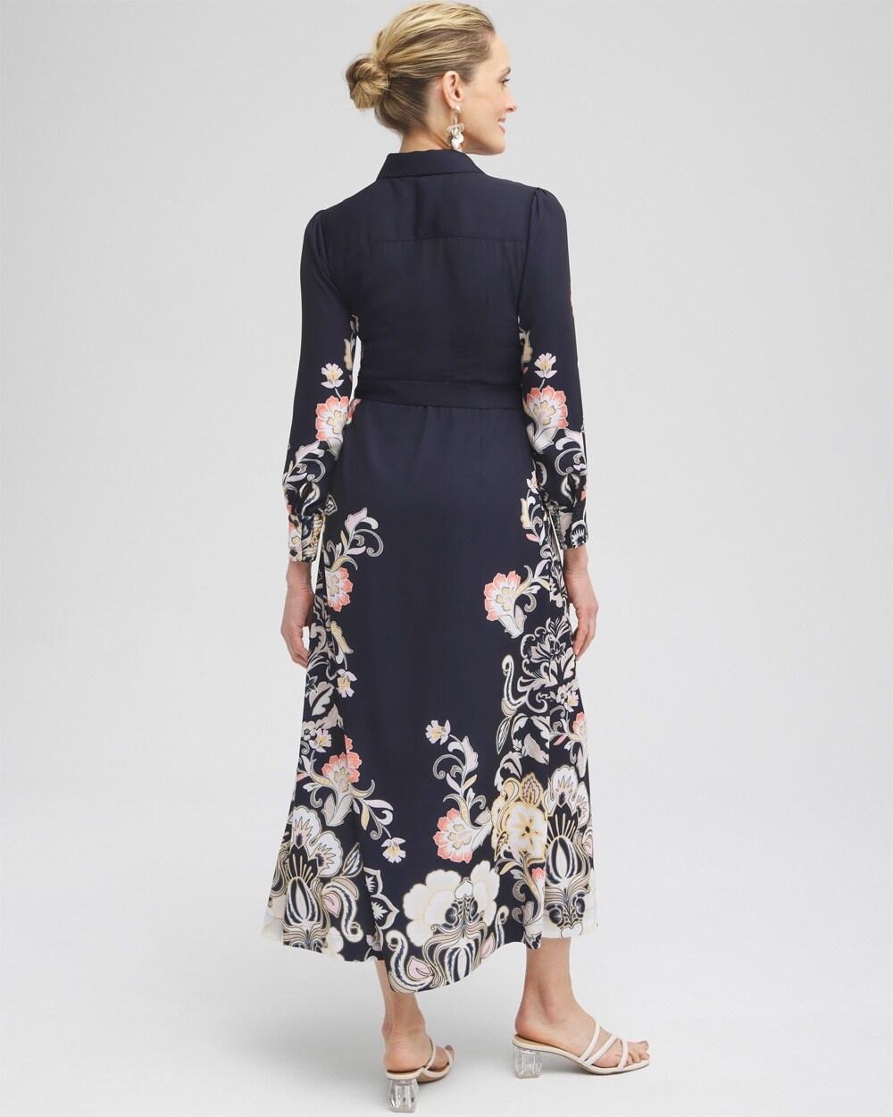 Floral Maxi Shirt Dress Product Image