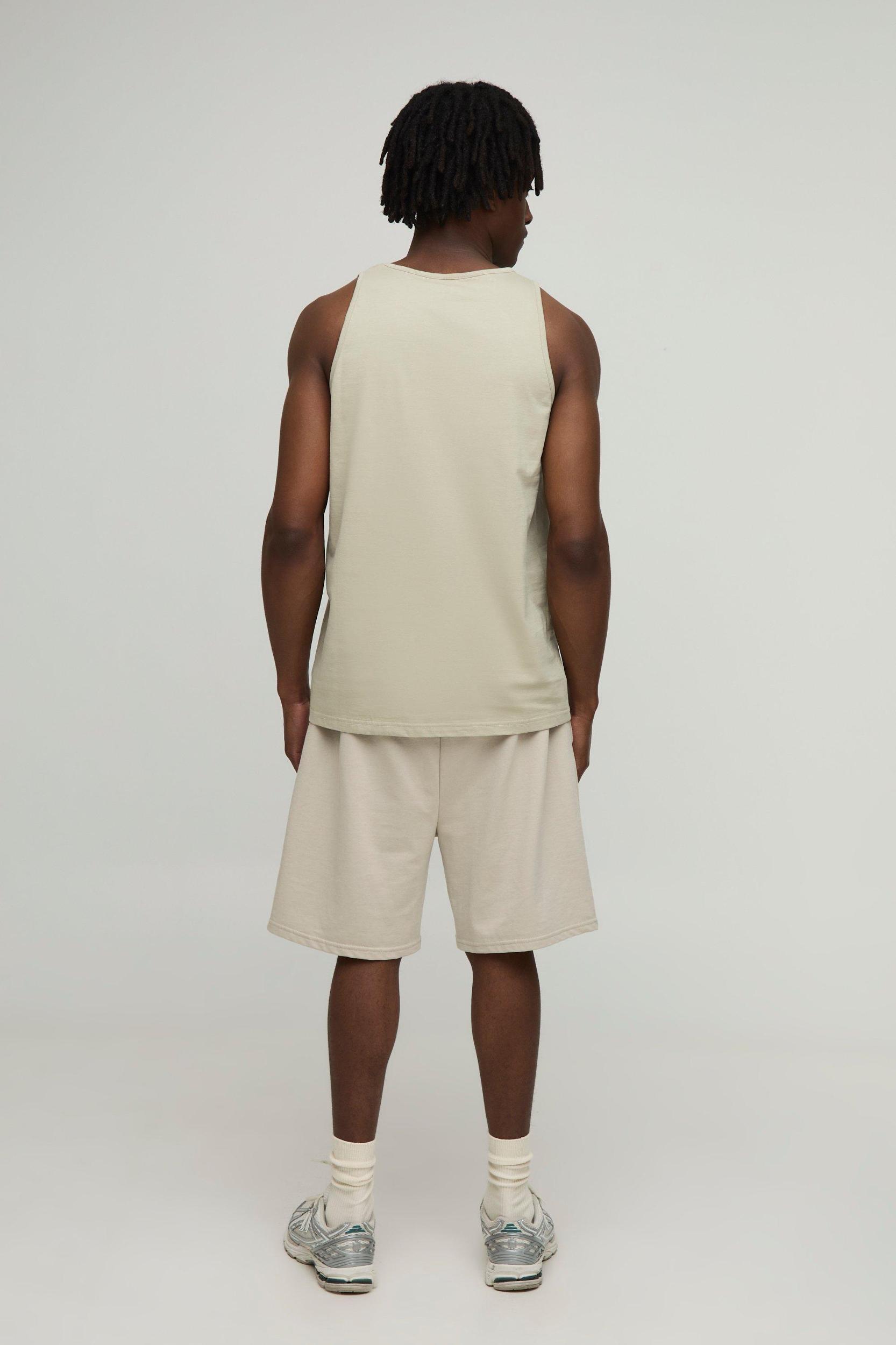 Regular Fit MAN. Basic Vest | boohooMAN USA Product Image