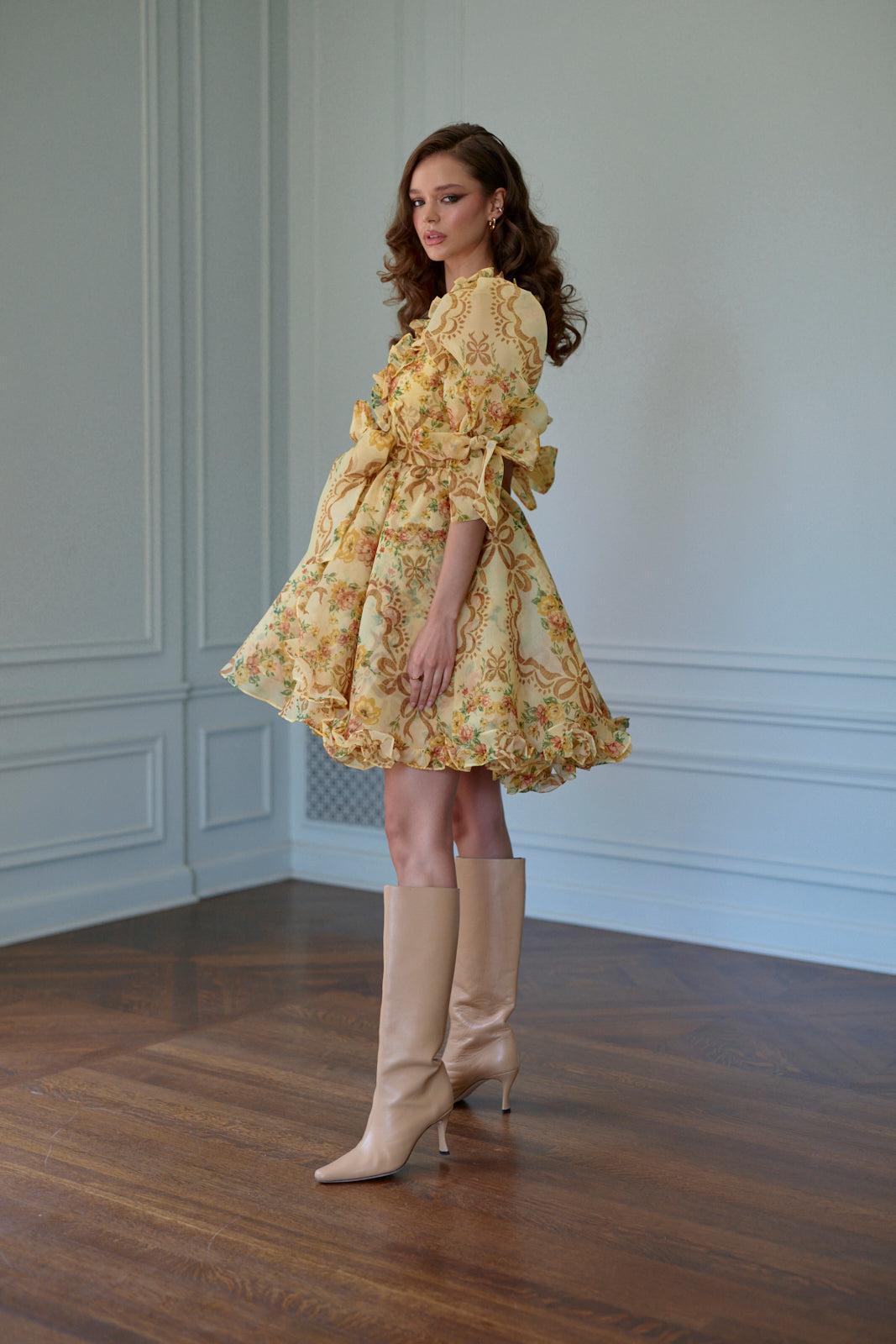 The Cr�me Brulee Marie Dress Product Image