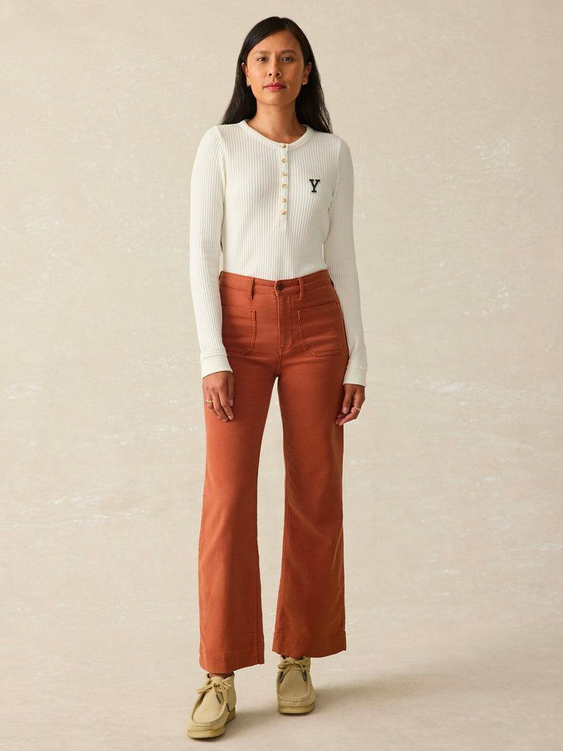 Yale Legend™ Apres Waffle Henley - Egret Product Image