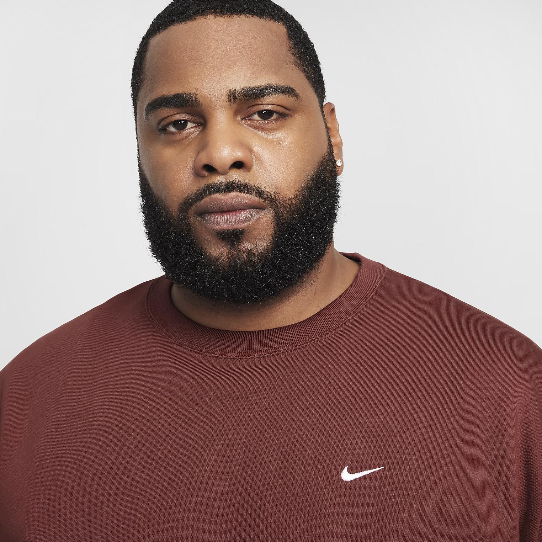Nike Solo Swoosh Men's Fleece Crew Product Image
