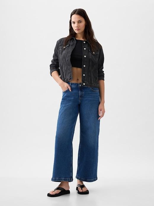 Low Rise Stride Wide-Leg Jeans Product Image