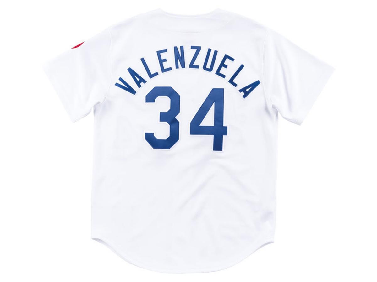 Mens Mitchell & Ness Fernando Valenzuela Los Angeles Dodgers Authentic Jersey Product Image