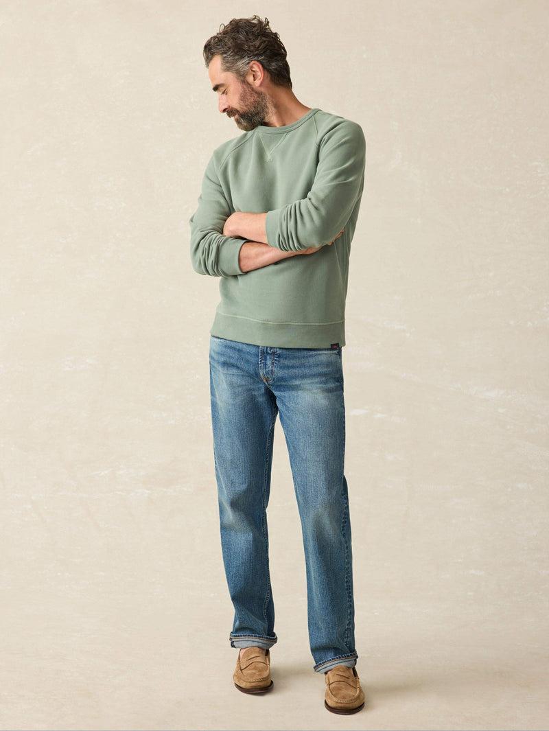 High Standard Fleece Crewneck - Spruce Product Image
