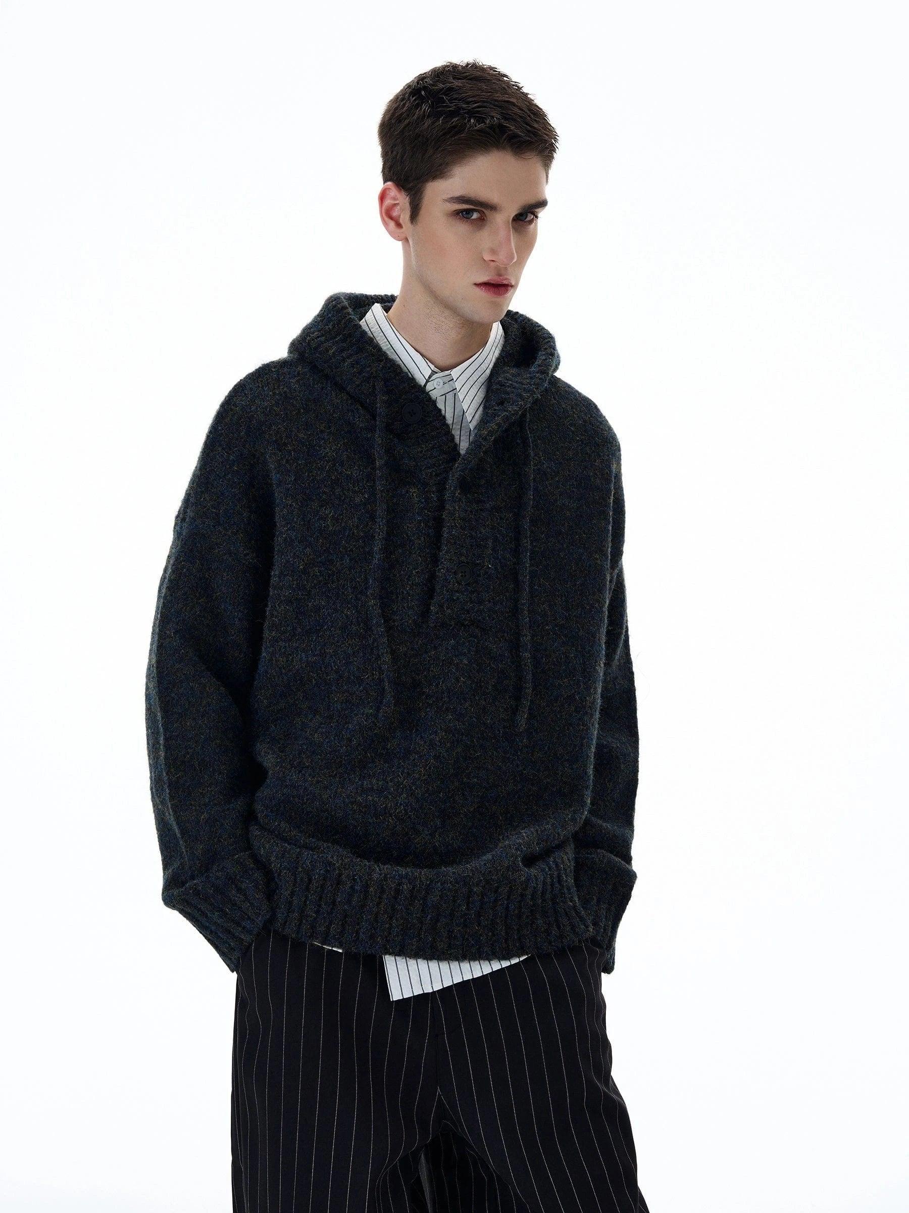 RT No. 20036 KNIT PULLOVER HOODIE Product Image