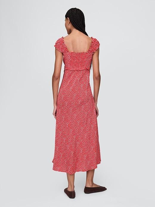 Crepe Sweetheart Maxi Dress Product Image