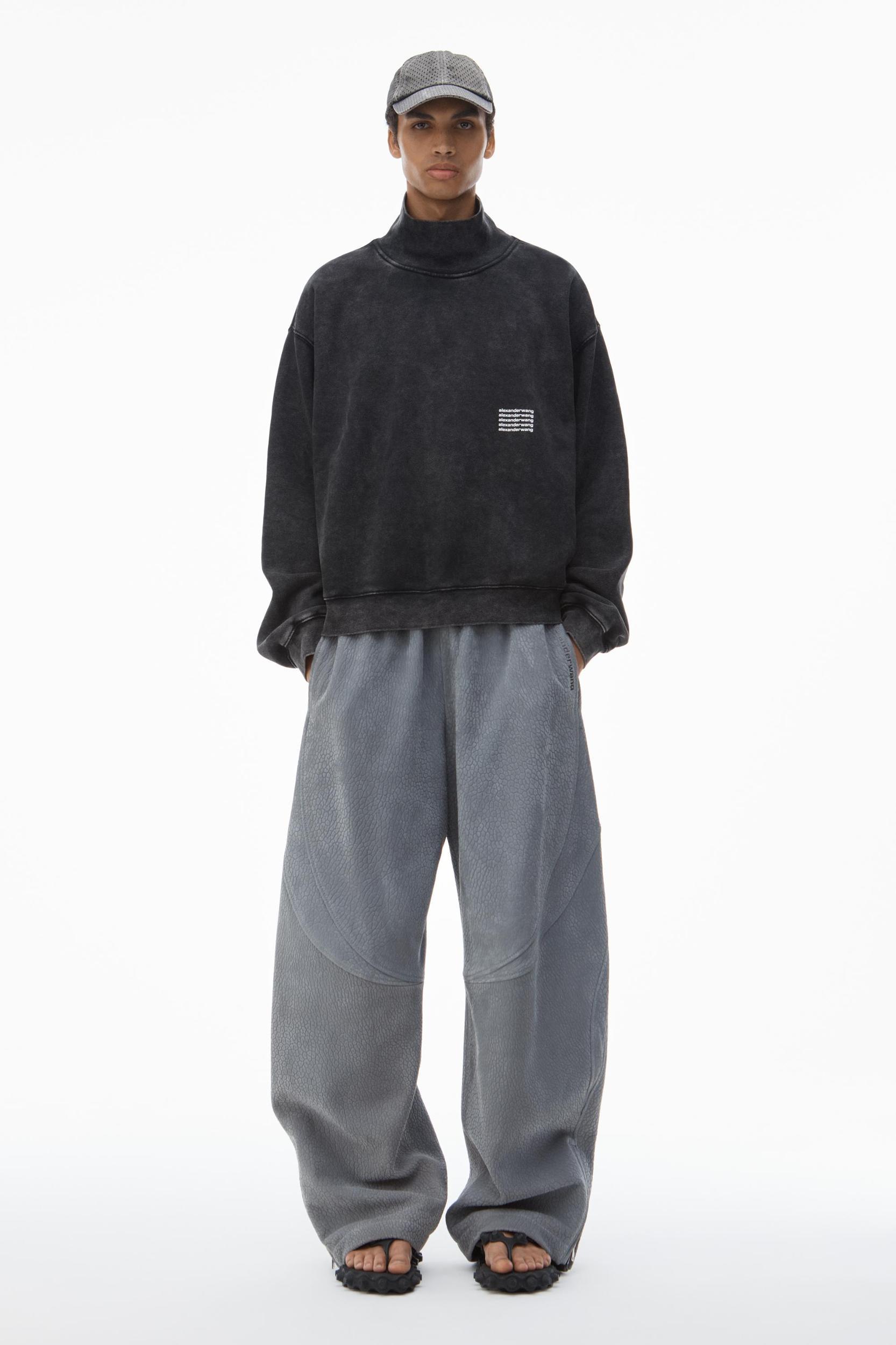 Unisex High Neck Sweatshirt In Dense Fleece  Product Image