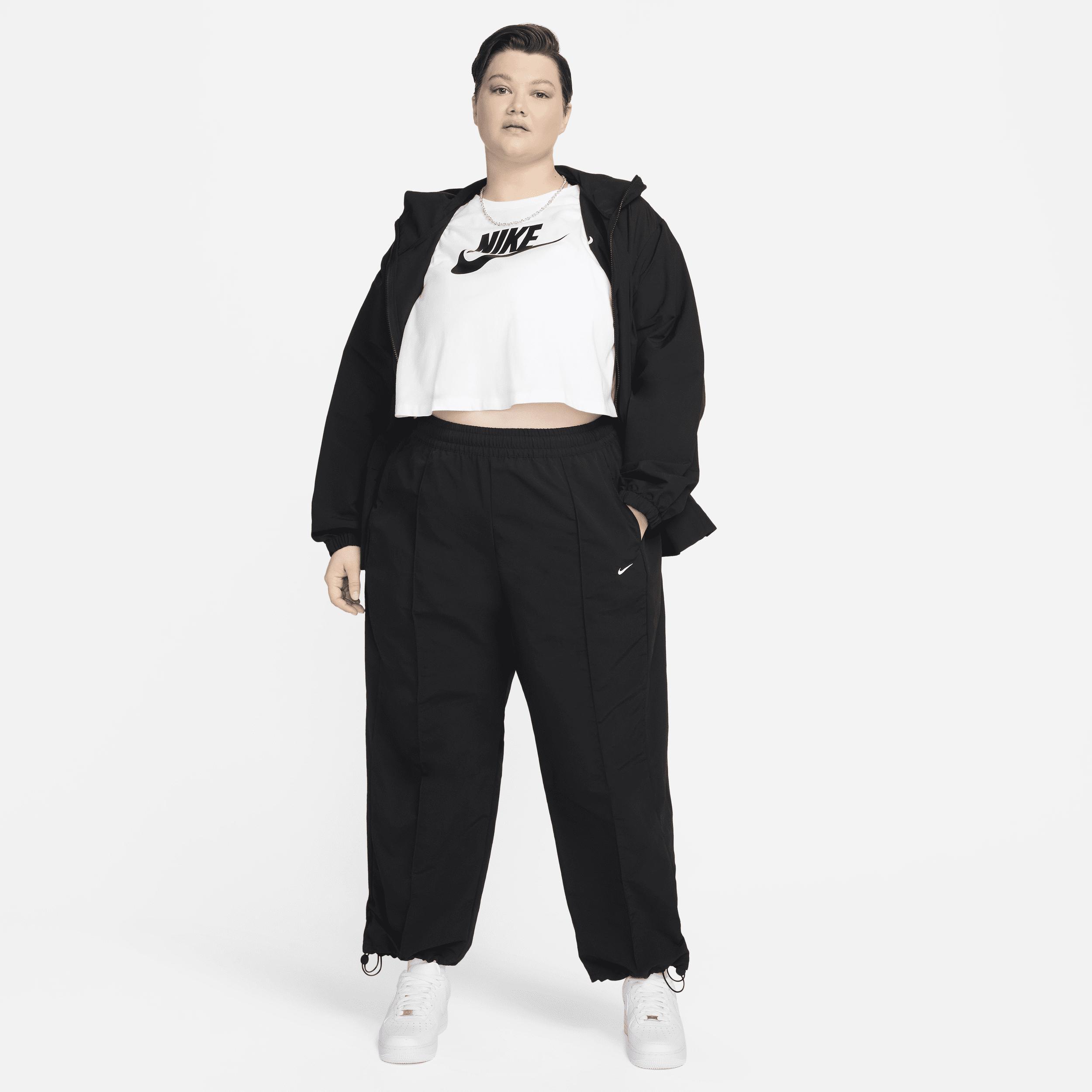 Women's Nike Sportswear Everything Wovens Mid-Rise Open-Hem Pants (Plus Size) Product Image