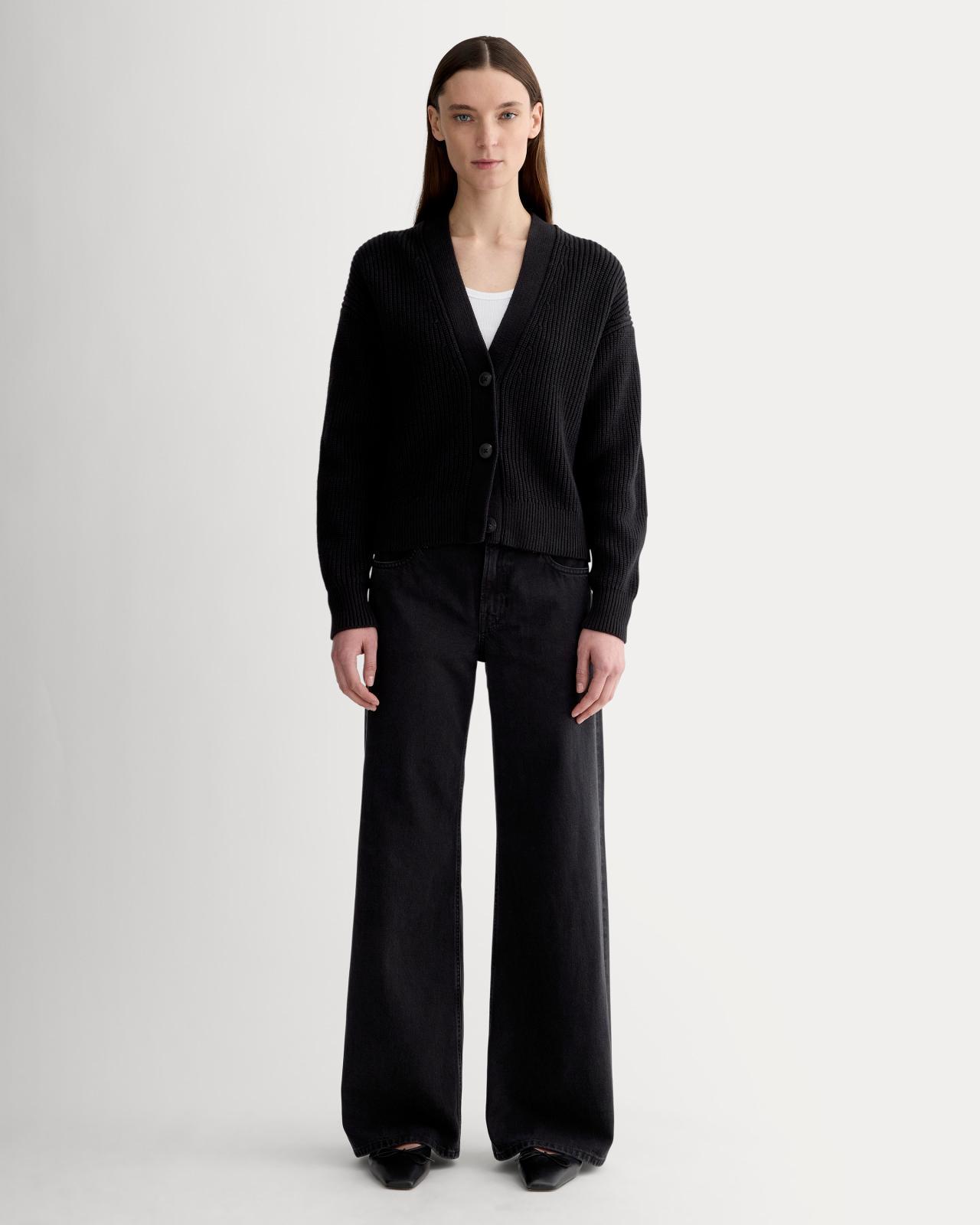 Womens Boxy Cardigan in Everyday Cotton by Everlane Product Image