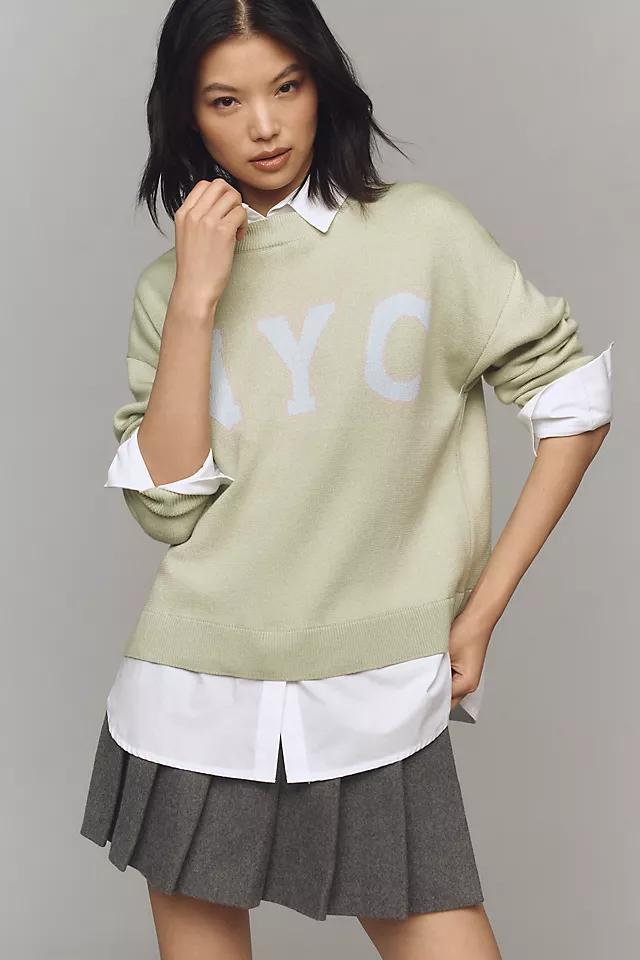 Maeve NYC Graphic Twofer Sweater Product Image