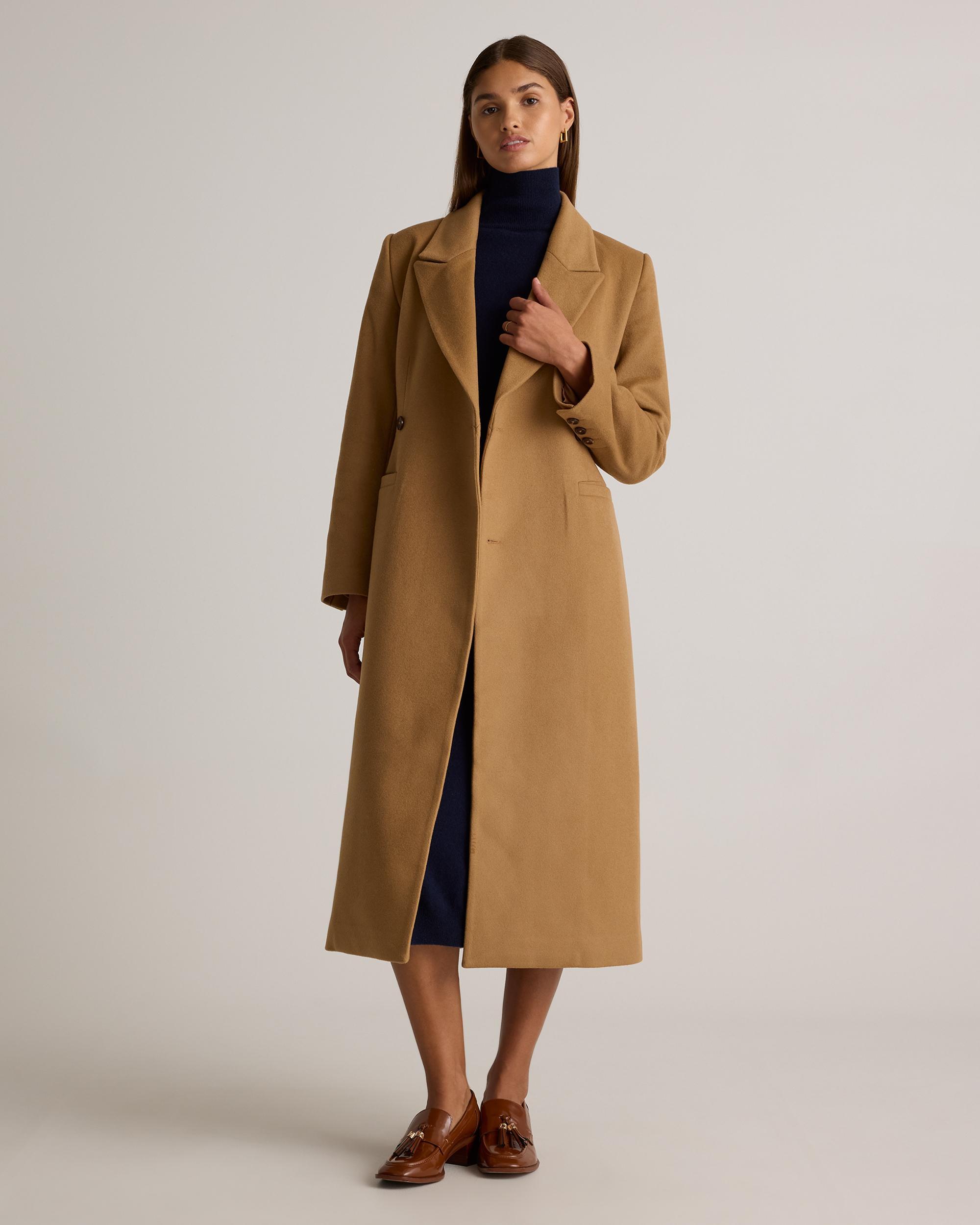 Quince | Women's Italian Wool Tailored Coat Wool/Nylon Product Image