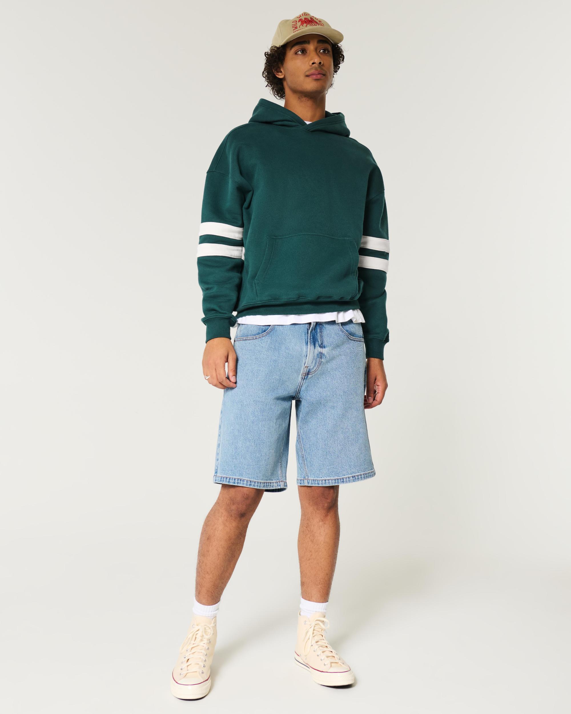 Boxy Colorblock Hoodie Product Image