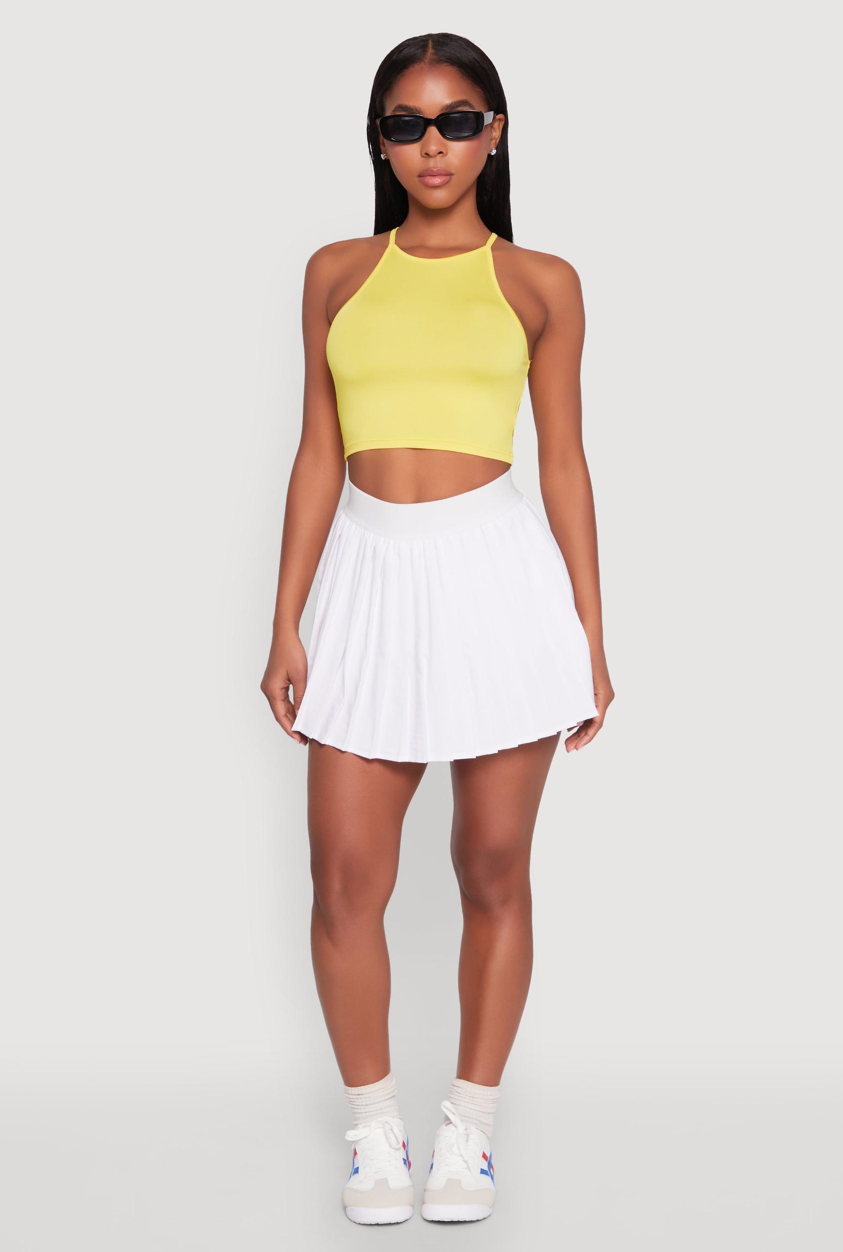 Womens Mini Pleated Skort Product Image