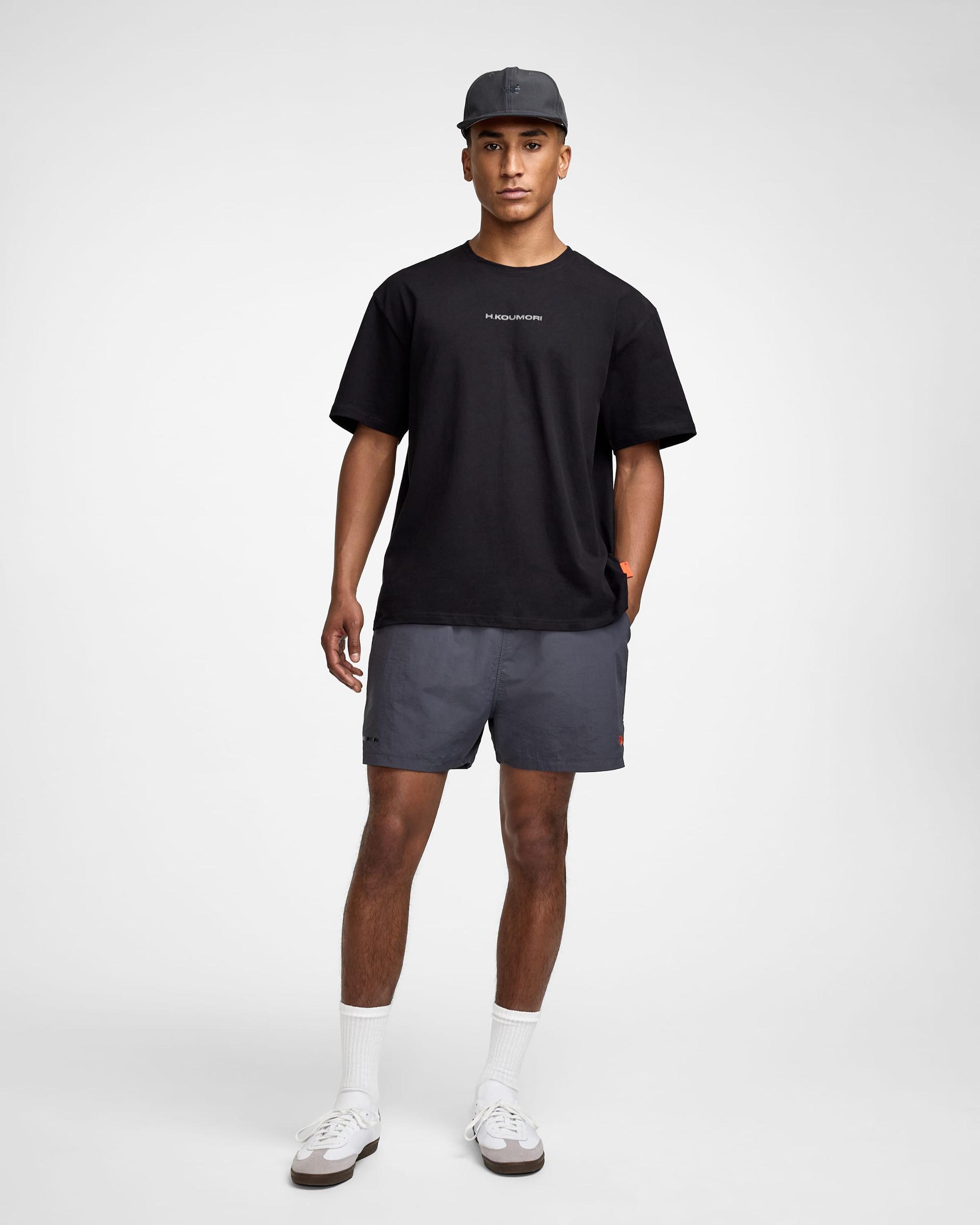 Hermanos Koumori Gray Shorts Male Product Image
