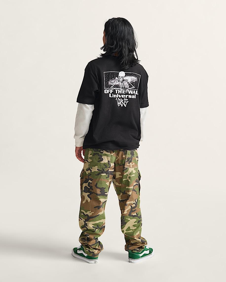 Fatigue Cargo Loose Tapered Ripstop Pants in Vintage Camo Brown / Green| Vans US Product Image