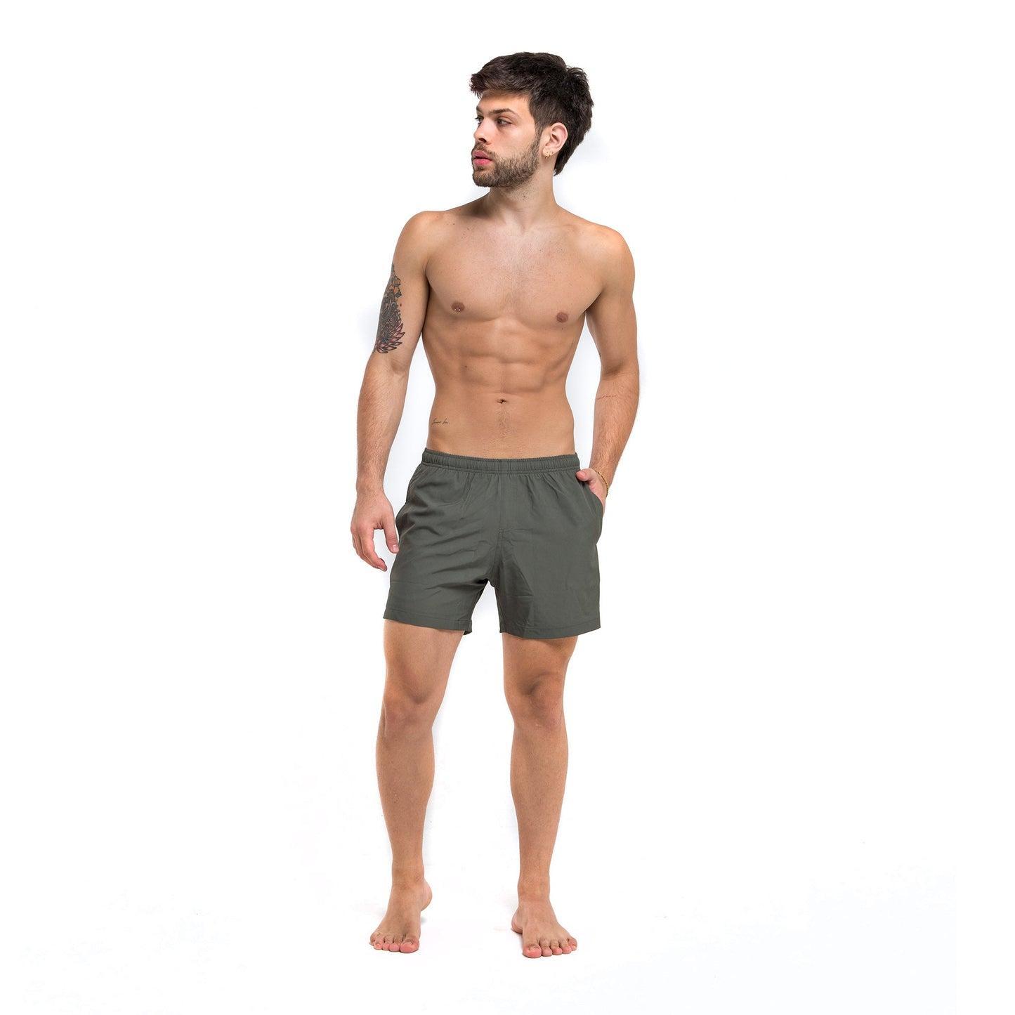 Bermies Green Pineapples Swim Trunks Product Image