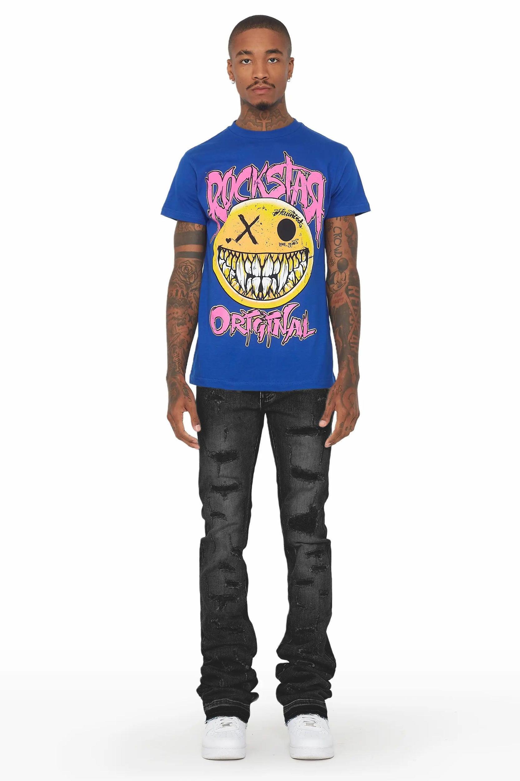 Adler Grey Super Stacked Flare Jean Male Product Image