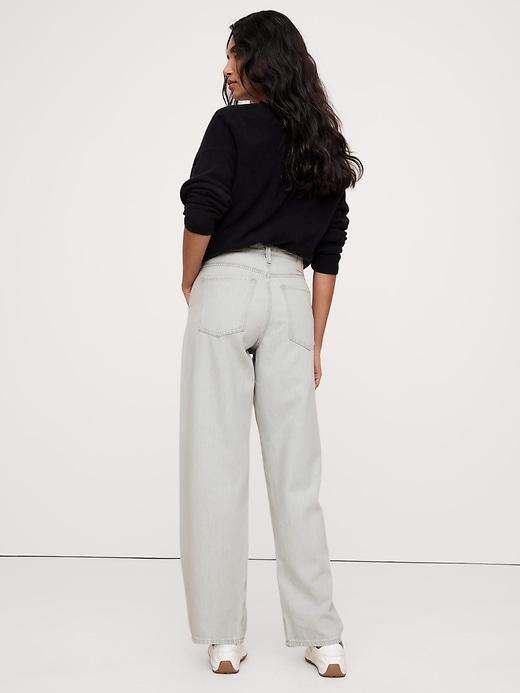 Mid-Rise Slouchy-Straight Jean Product Image