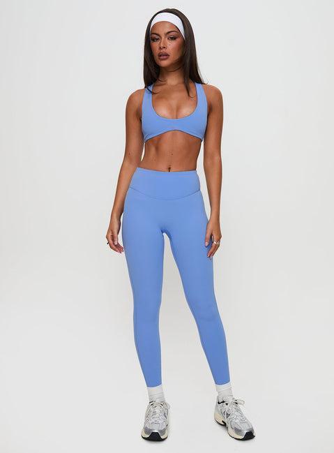 Pulse Full Length Active Tights Blue Product Image