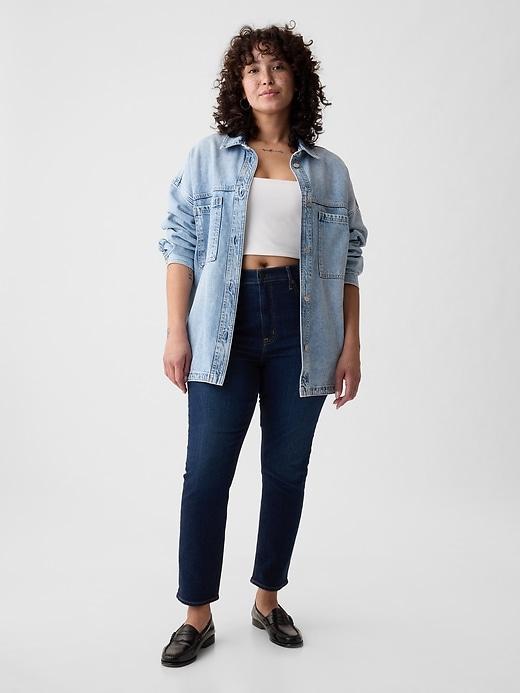 High Rise Vintage Slim Jeans Product Image