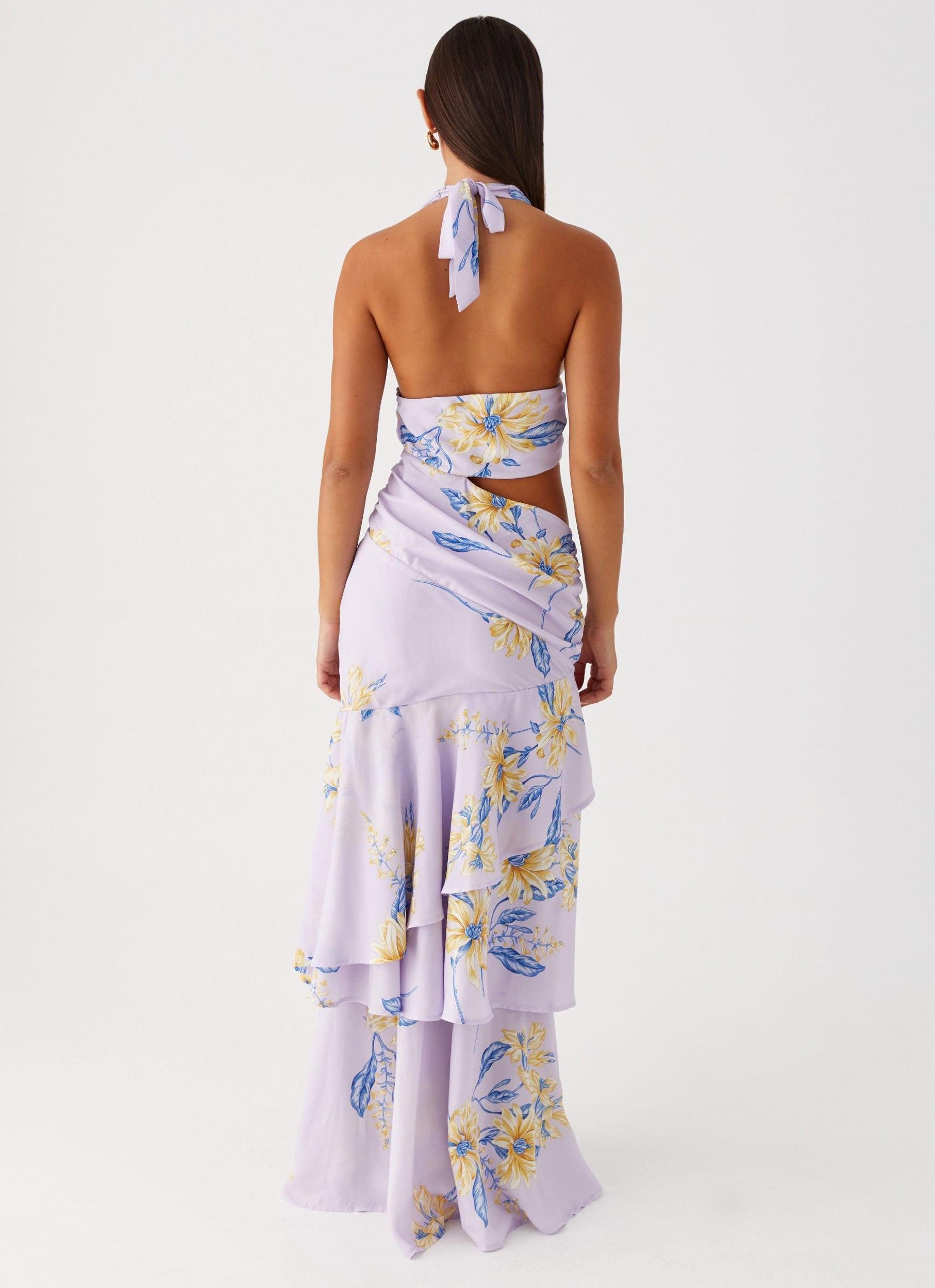 Mikayla Maxi Dress - Lavender Product Image