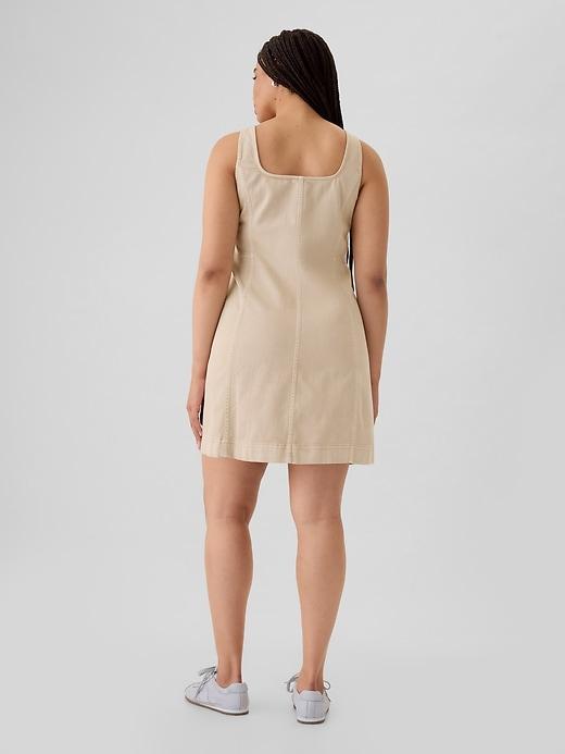 Utility Button Mini Dress Product Image