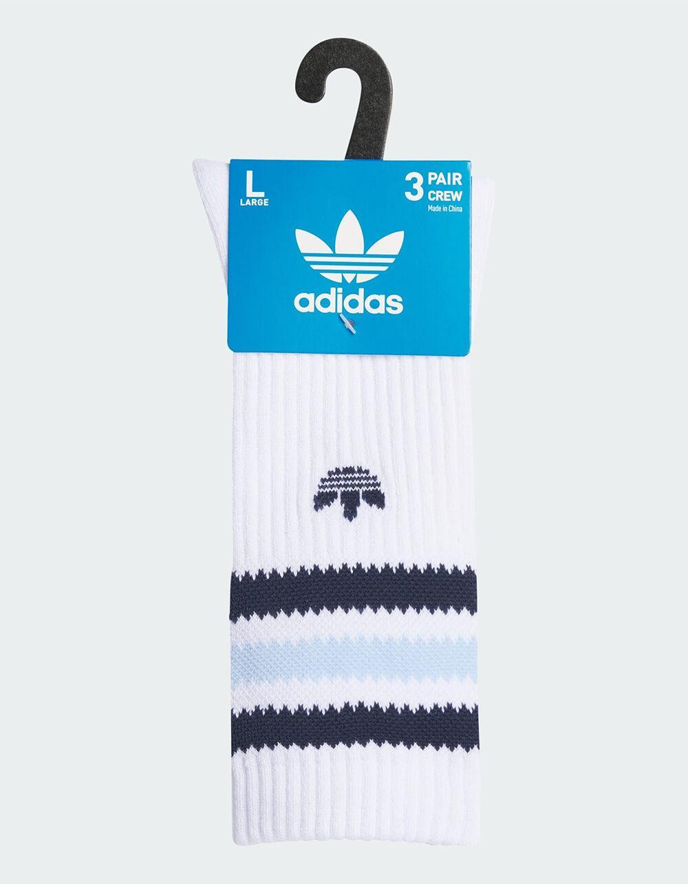 ADIDAS Originals 3 Pack Roller 3.0 Crew Socks - WHITE COMBO Product Image