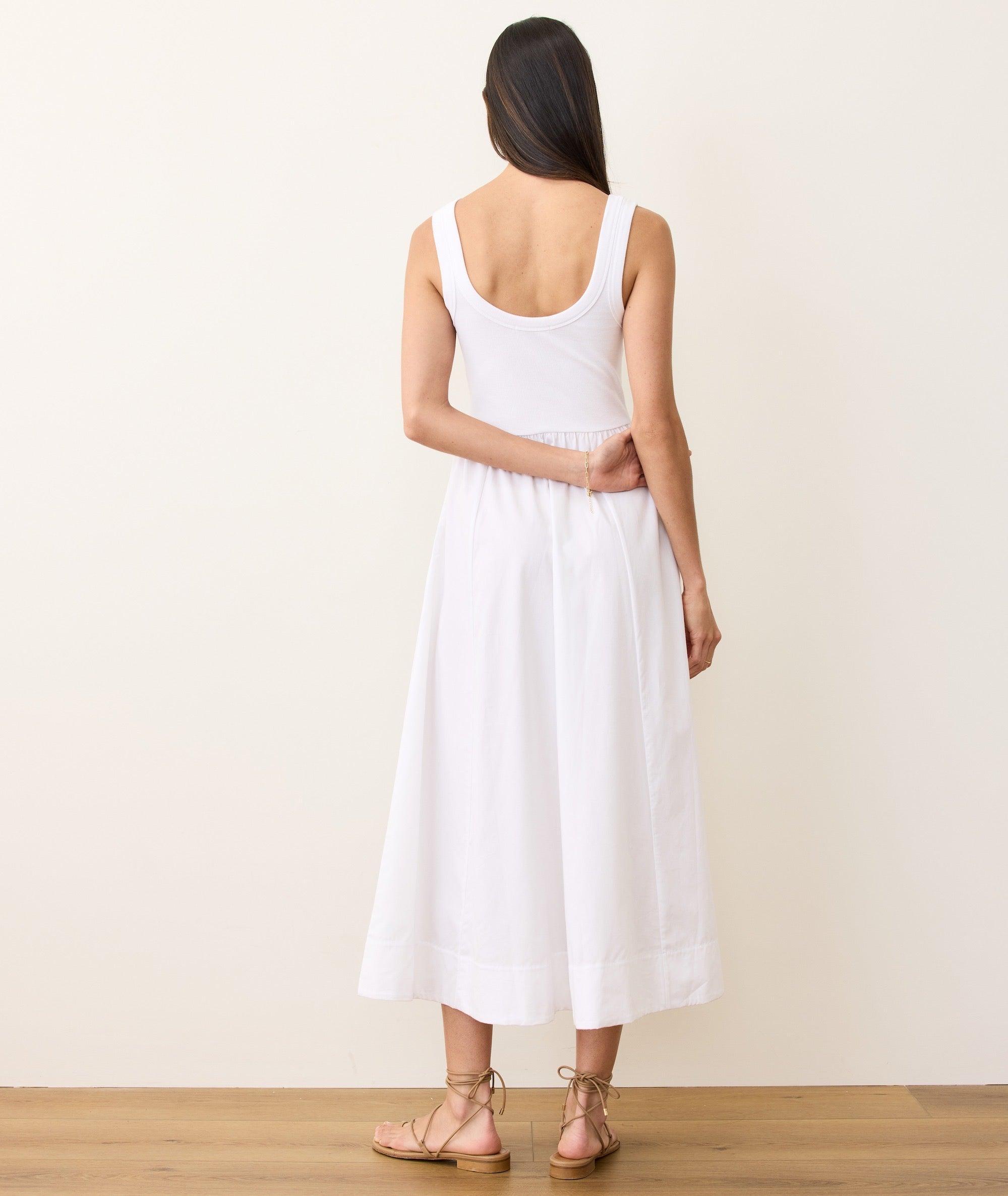 Lexi Rib Poplin Midi Dress Product Image