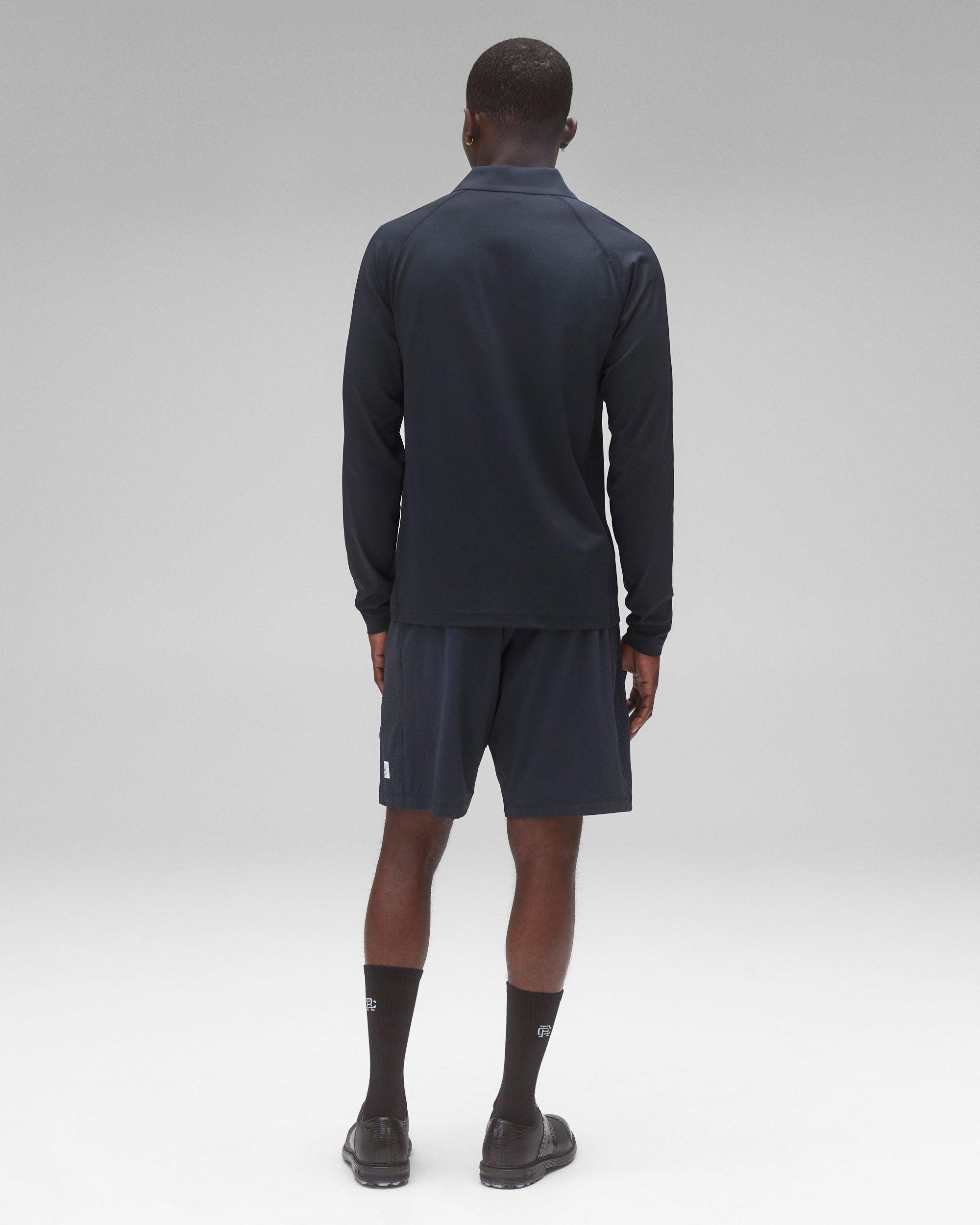 Tech Pique Playoff Long Sleeve Polo - Vault Male Product Image