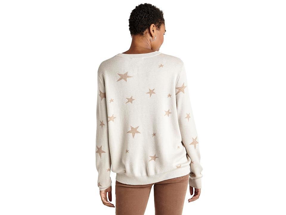 Splendid Natalie Star Sweater Sand) Women's Sweater Product Image