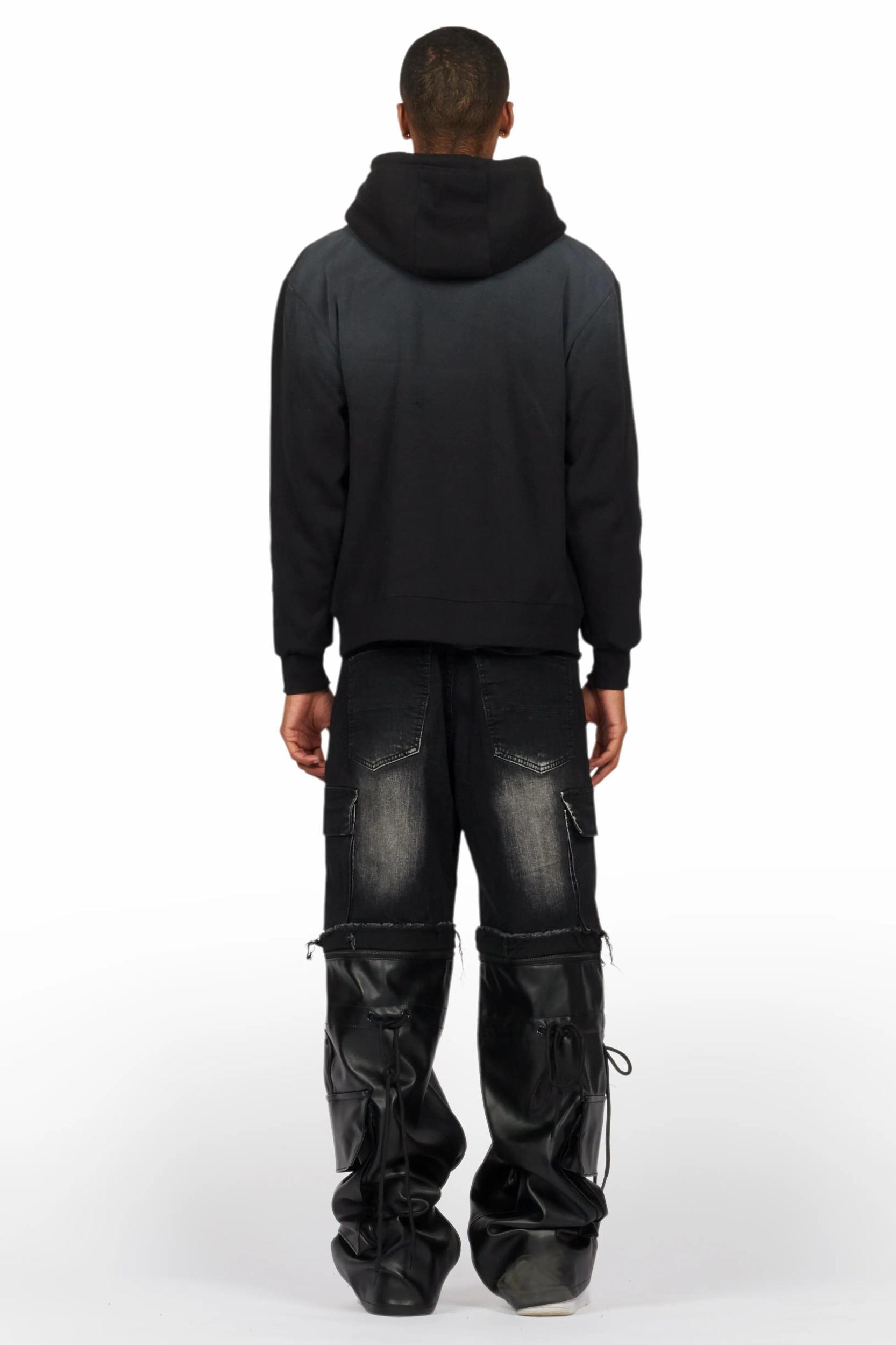 Arais Black Oversized Hoodie Female Product Image