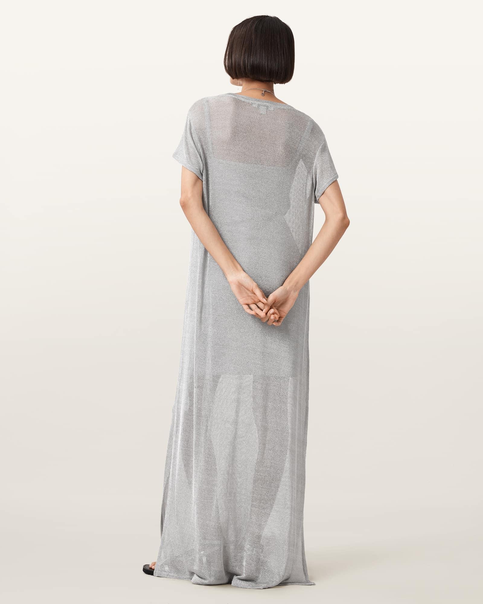 Thea Sparkle Sheer Maxi Dress Product Image